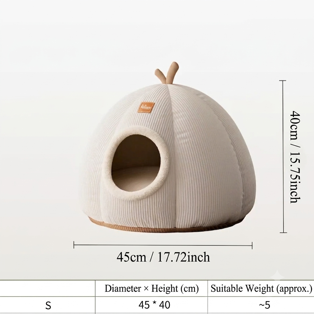 Yak-shaped winter bed
