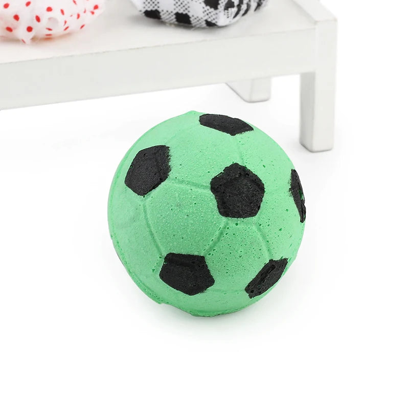10pcs Colorful Ball Cat Toy, Foam,Footaball