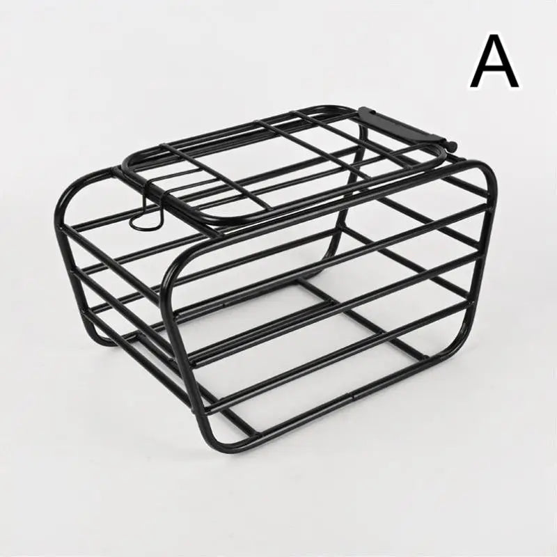 2-in-1 Dog Bike Basket for Rear Rack Portable Pet Carrier Cargo Basket Fits Most Bikes for Small Medium Dogs