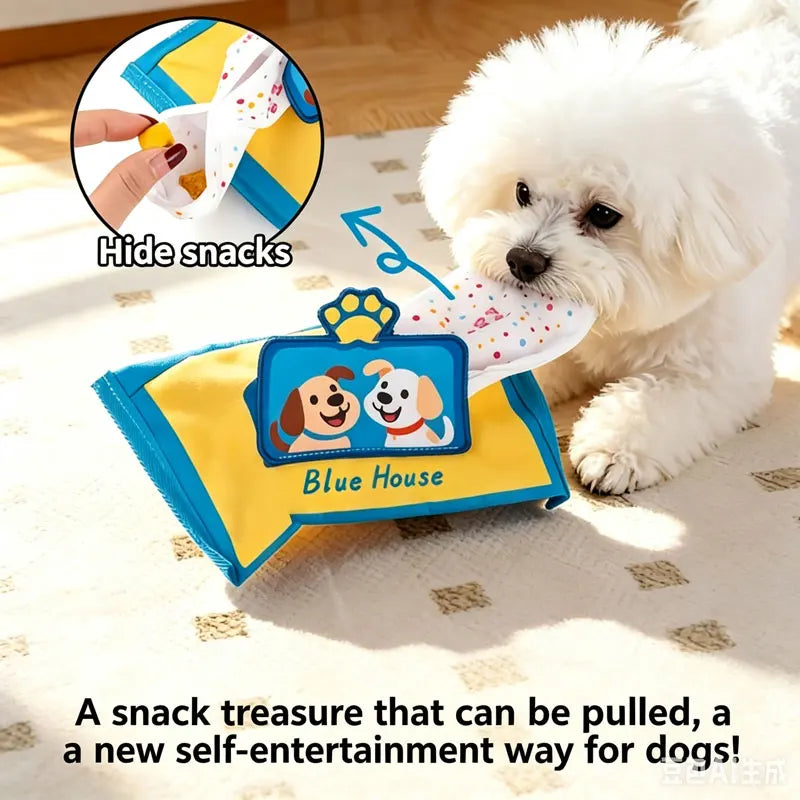 New Pet Toys, Sniffing Training, Wet Wipes, Tissues, Hiding Food, Leaking Food, Puzzle Training