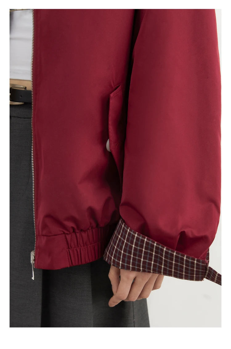 CHIC VEN Women Jackets Casual Reversible Stand Up Collar Workwear Female Coat Spring Autumn 2026 Woman Ourterwear