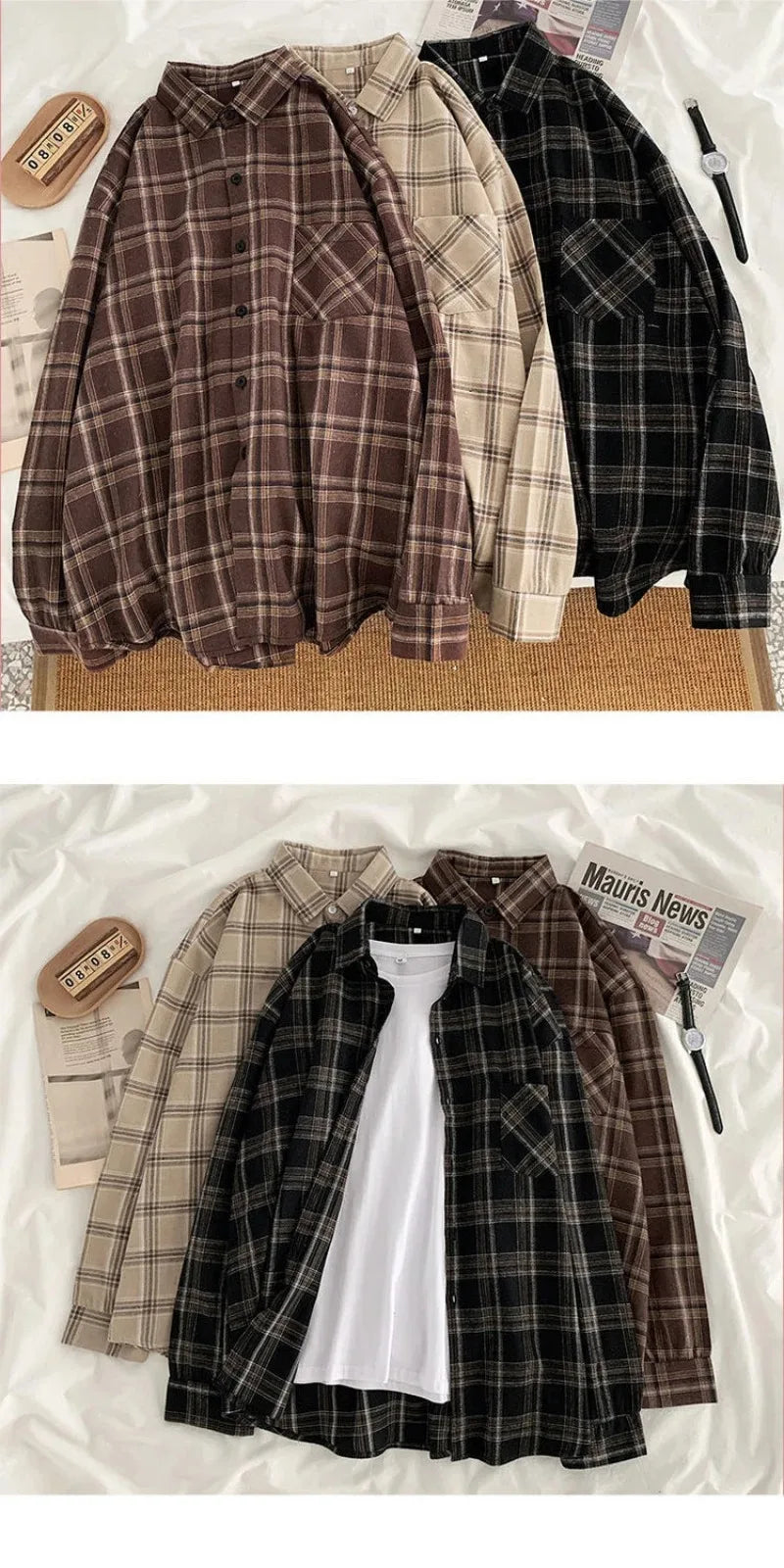 Women's Pump Cover Flannel Shirt