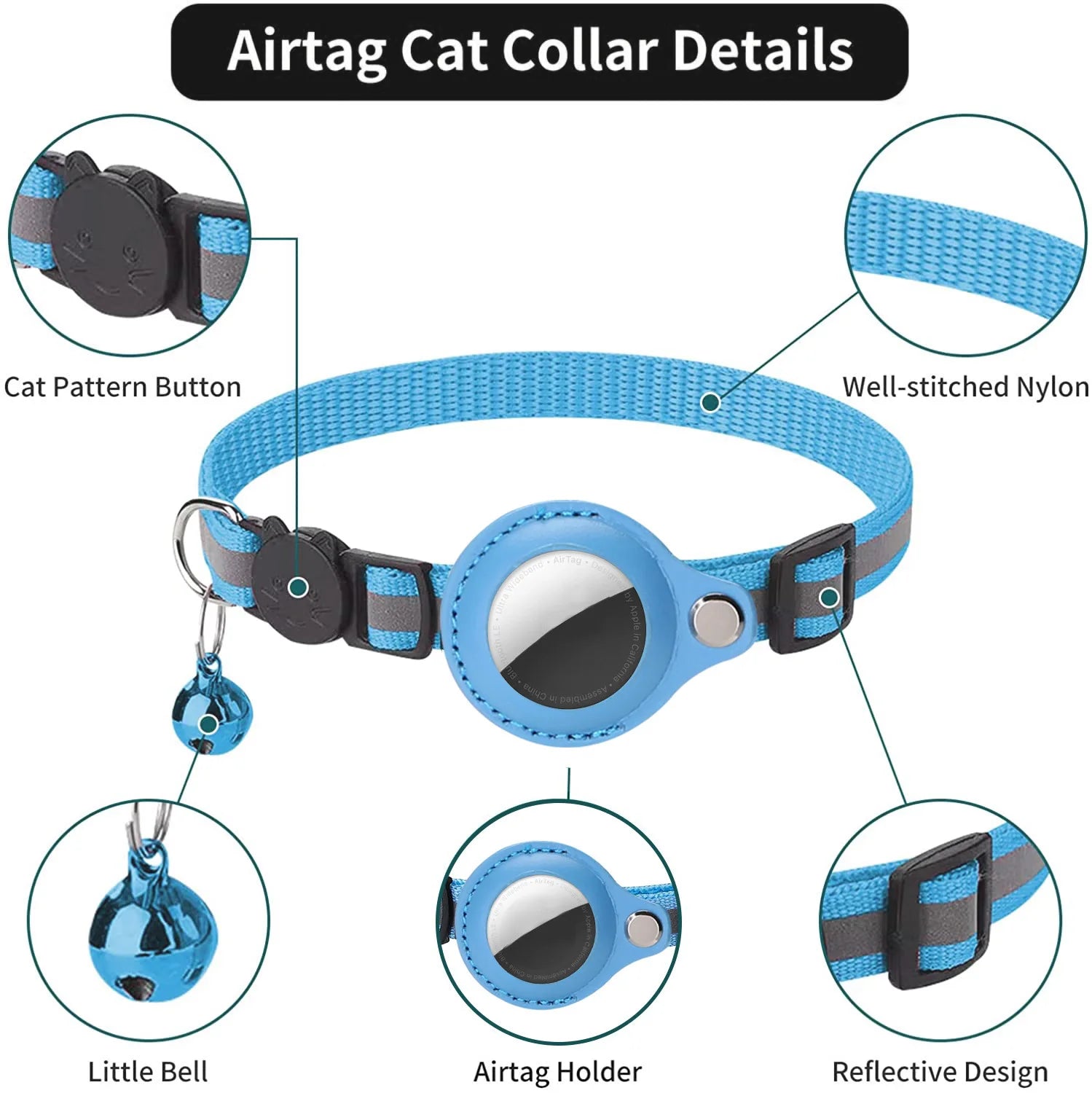 Air Tag Holder Collar