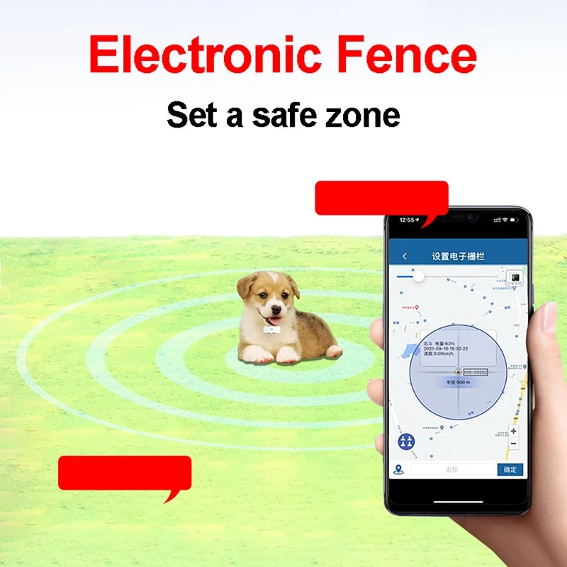 4G Pet GPS Remote Tracker IP67 Waterproof Portable GPS Locator
