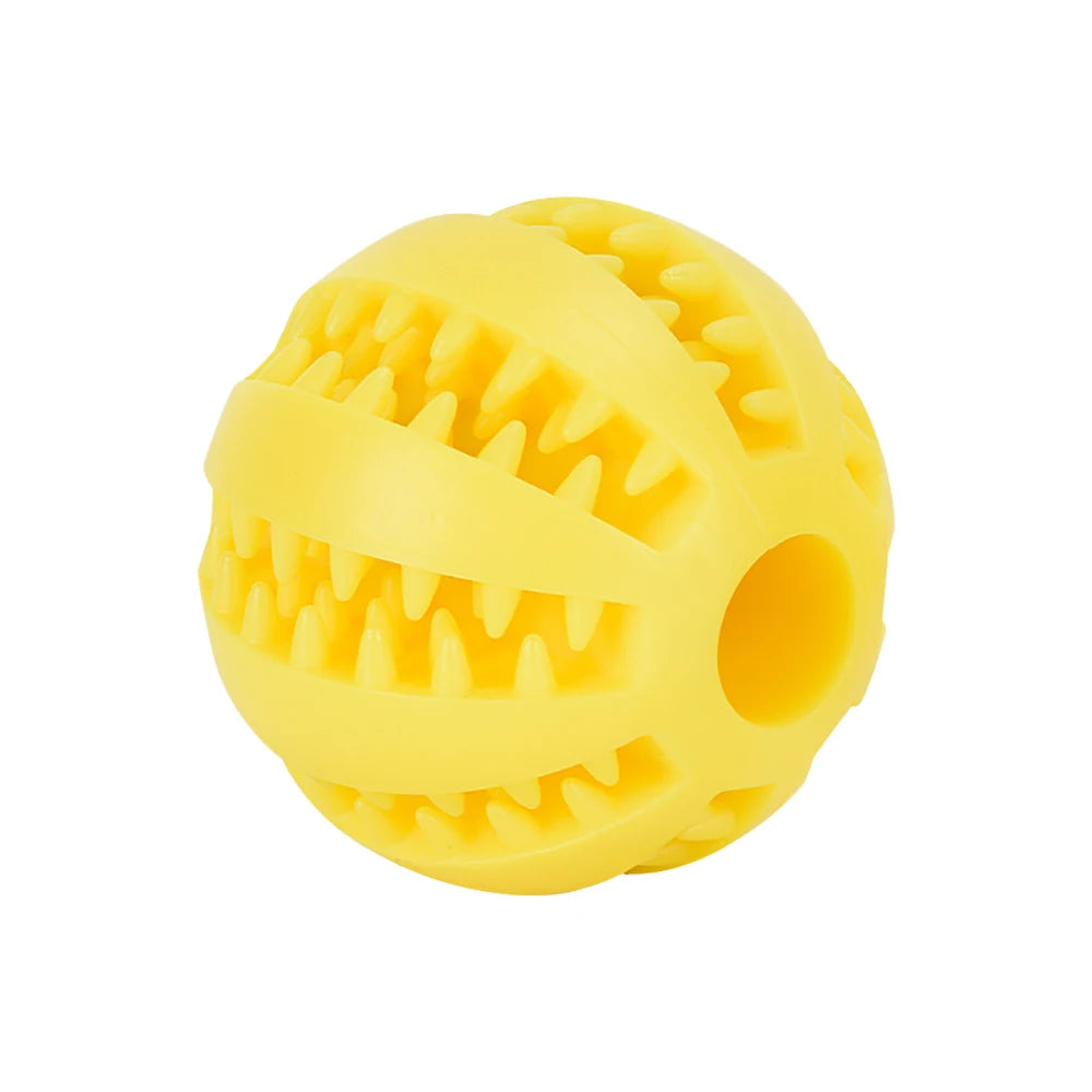 Pet Ball Toys for Small Dogs Interactive, Elasticity, Chewy, Tooth Cleaning