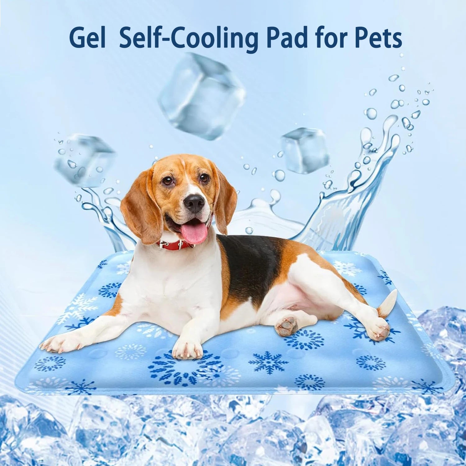 Cooling Mat Gel Self-Cooling Pad for Small Middle Size Cats and Dogs Waterproof Wear Resistant