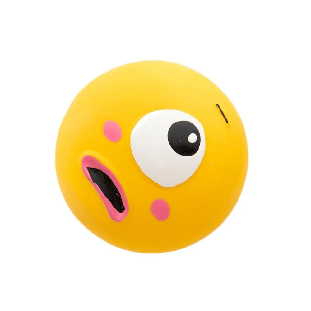 Cute Rubber Dog Squeaky Toys