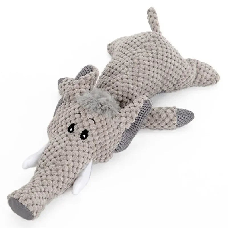 Pet Toys for Large Dogs, Cute Plush Squeak Stuffed Toys Fleece Durable Chewing