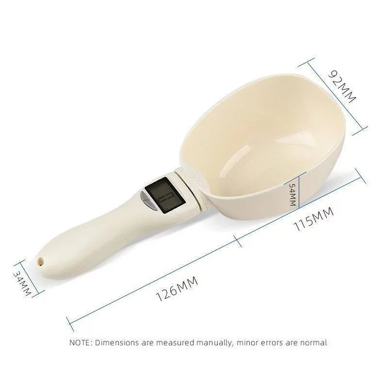 Pet Food Measuring Spoon Digital Electronic Scale,Precise Weighing