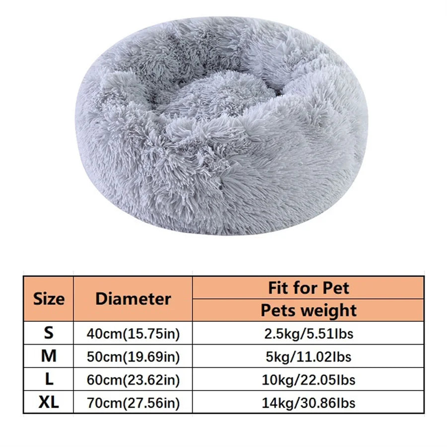 Soft Pad Plush Warm Faux Fur Bed