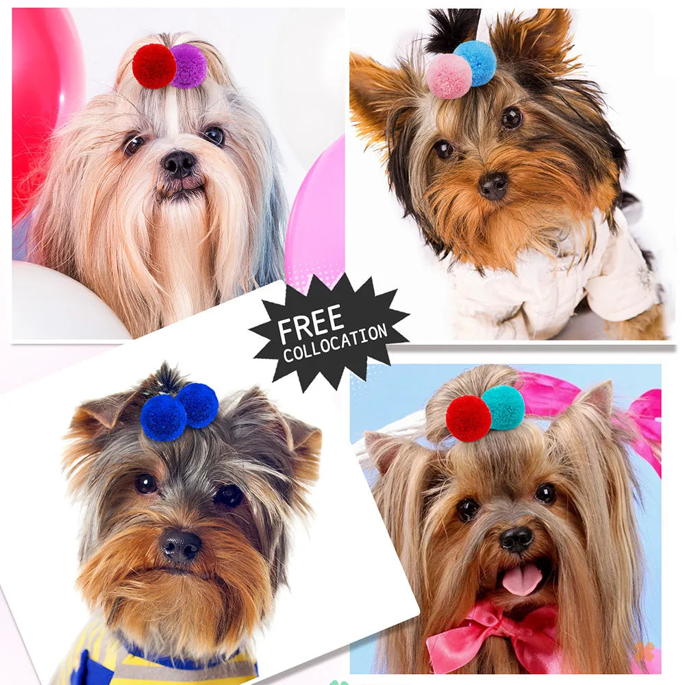 Pet Dog Hair Bows for Small Dogs
