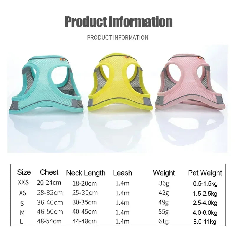 Small Dog Collar Safety Vest