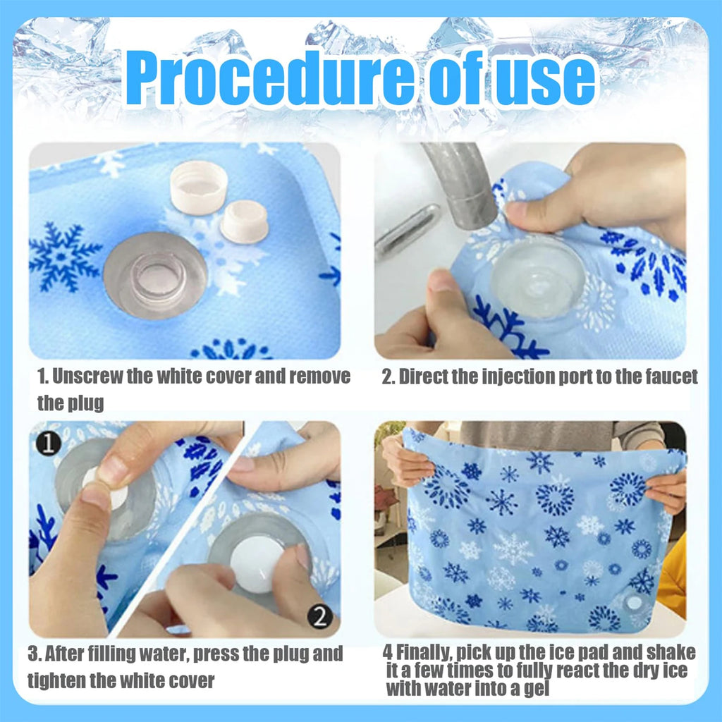 Cooling Mat Gel Self-Cooling Pad for Small Middle Size Cats and Dogs Waterproof Wear Resistant