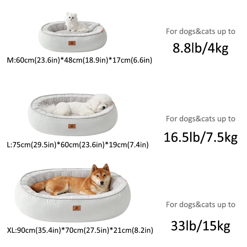 Furry Beds With Removable Zipper Cover
