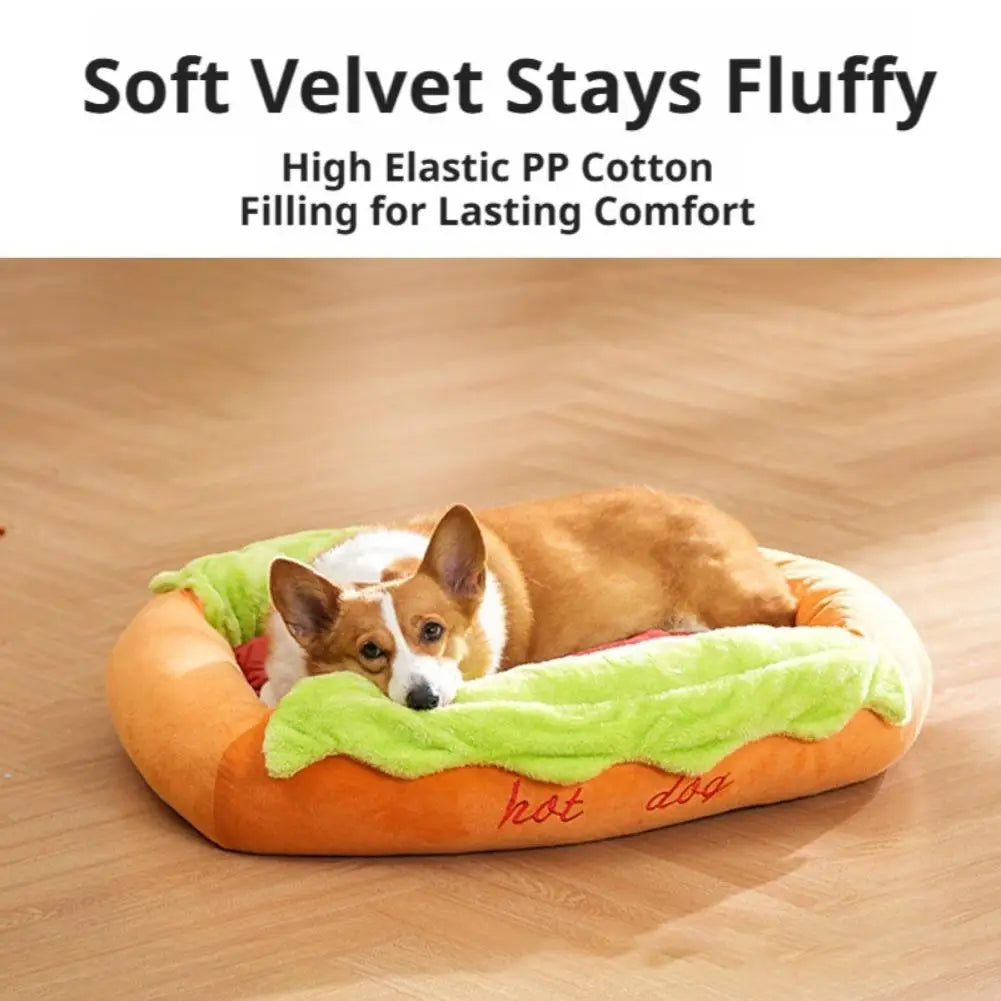 Hot Dog Pet Bed