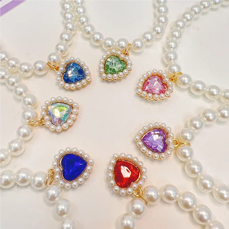 Adjustable Pet Pearl Necklace