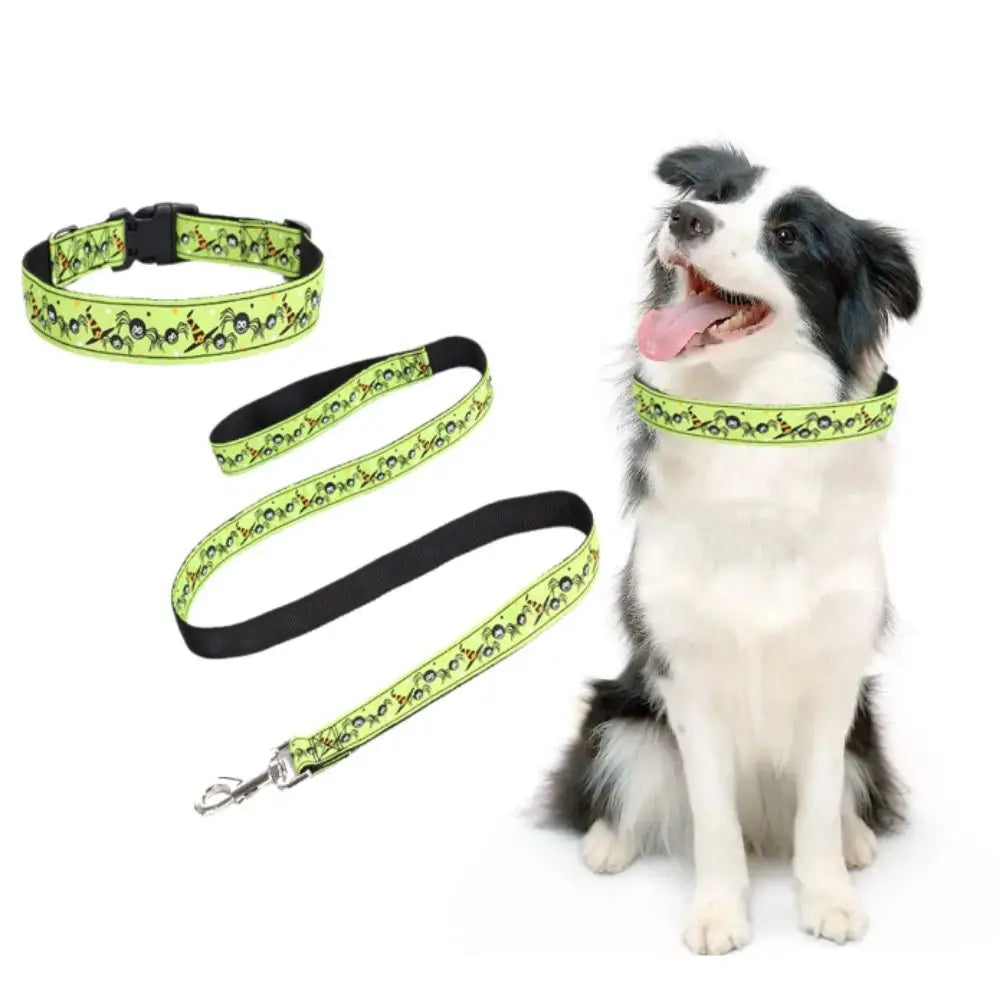 Decorative Halloween Dog Collar,Adjustable/Quick Release