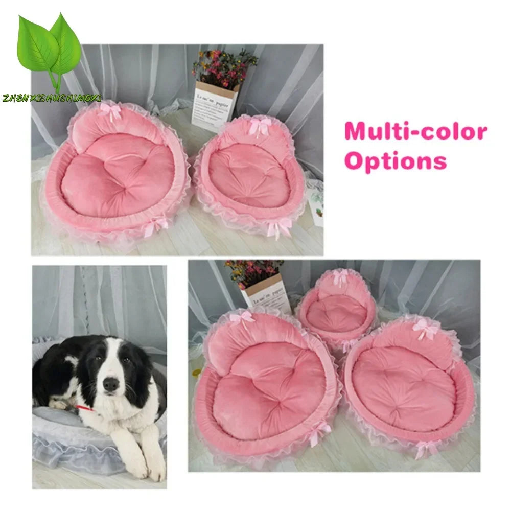 3D Fantasy Bow Lace Pet Bed