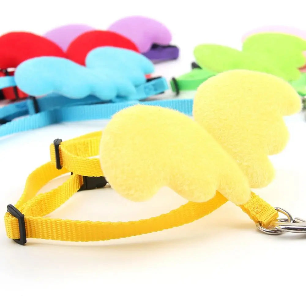 Outdoor Walking Animal  Accessories Adjustable Puppy Collars Cat Puppy Leash Set Dogs Leads Rope Pet Harness