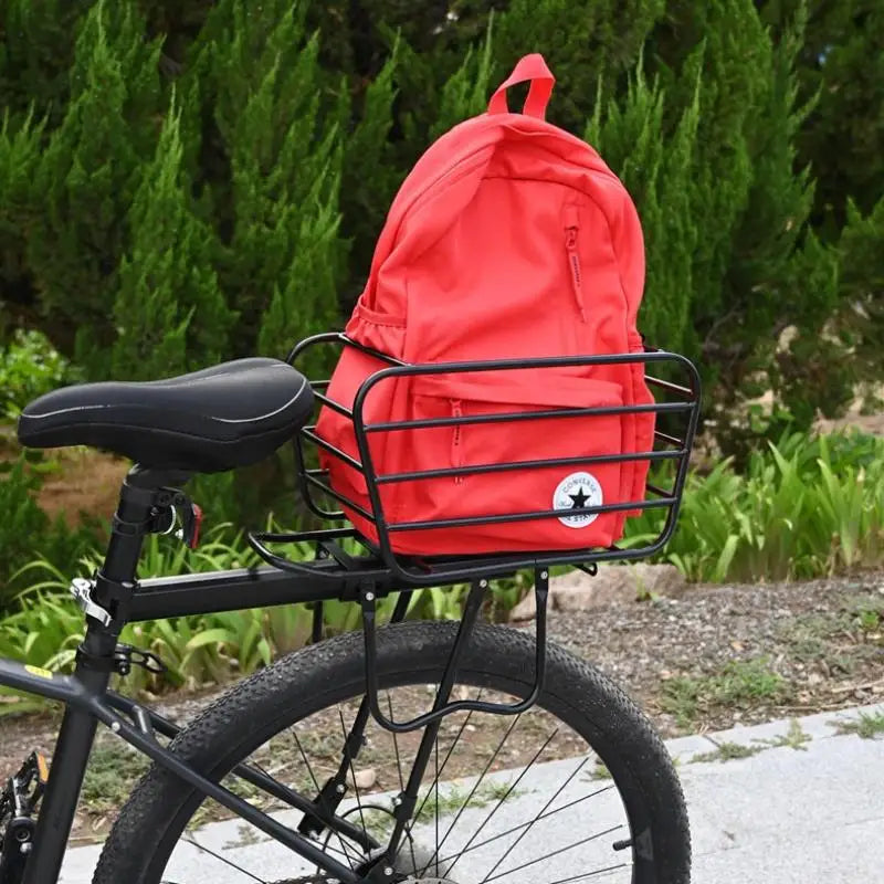 2-in-1 Dog Bike Basket for Rear Rack Portable Pet Carrier Cargo Basket Fits Most Bikes for Small Medium Dogs