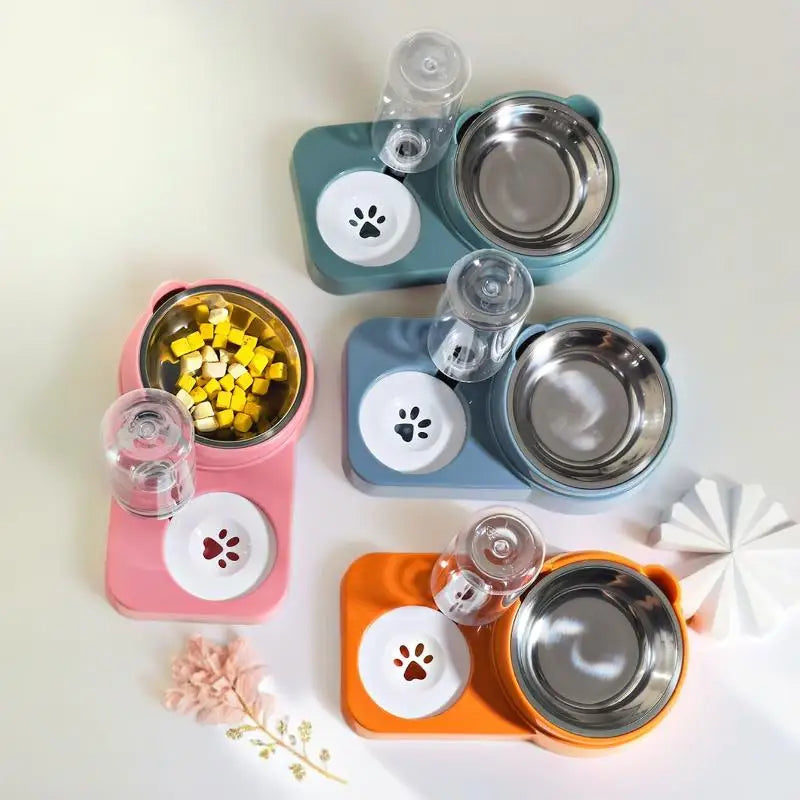 Pet Water & Food Bowl Set