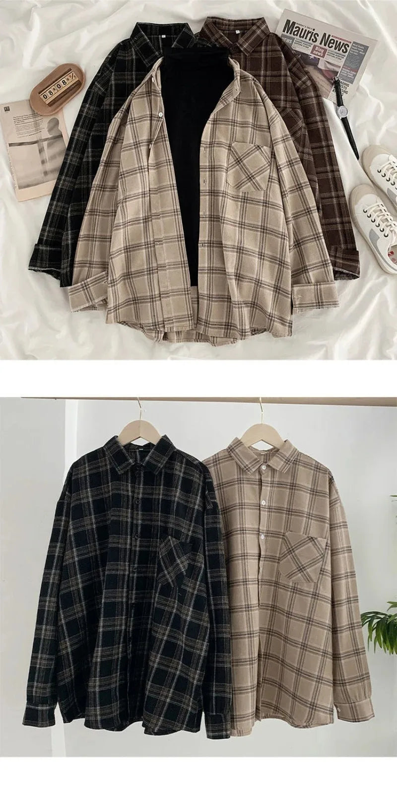 Women's Pump Cover Flannel Shirt
