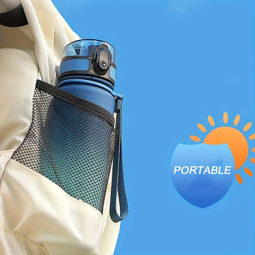 16/33oz Portable Sports Water Bottle Gradient Color Plastic Drinking Bottle For Men And Women