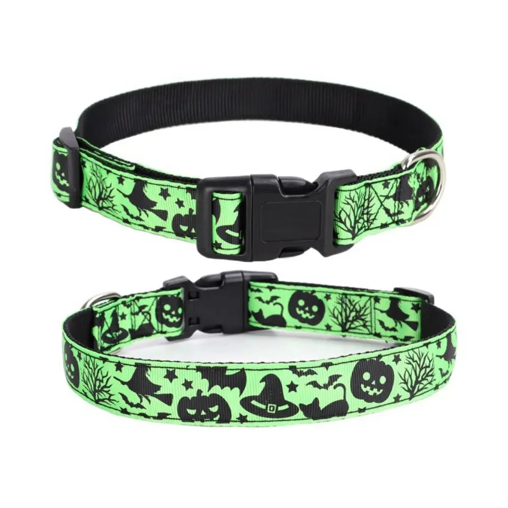 Decorative Halloween Dog Collar,Adjustable/Quick Release