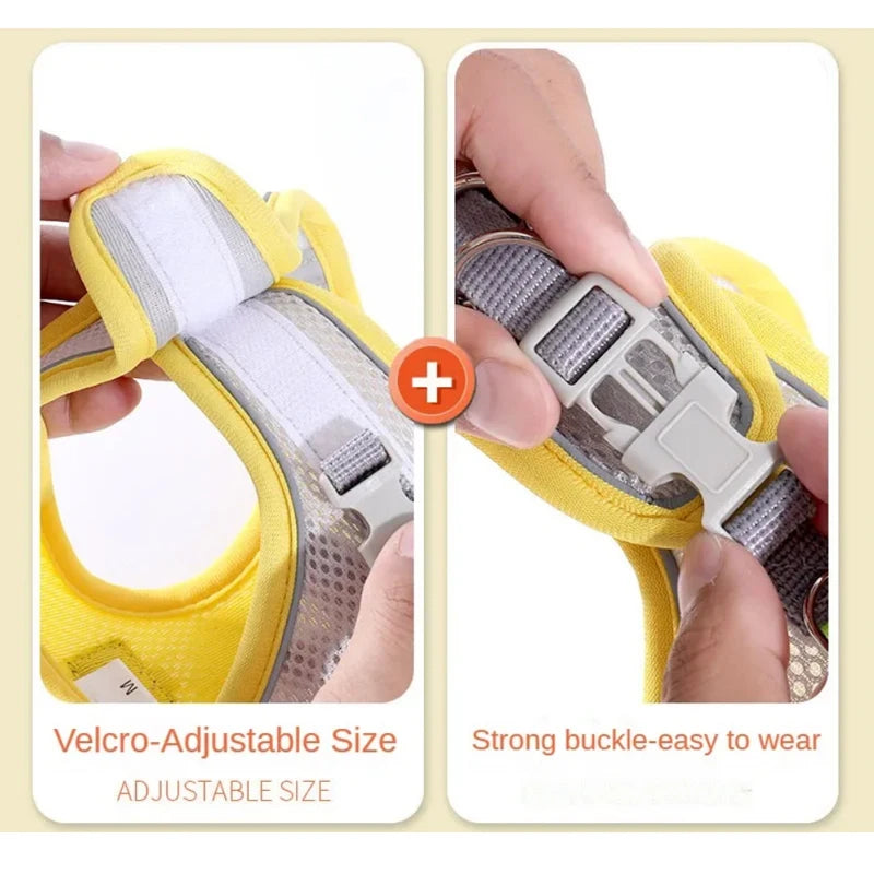 Cats and Dogs Reflective Harness Vest