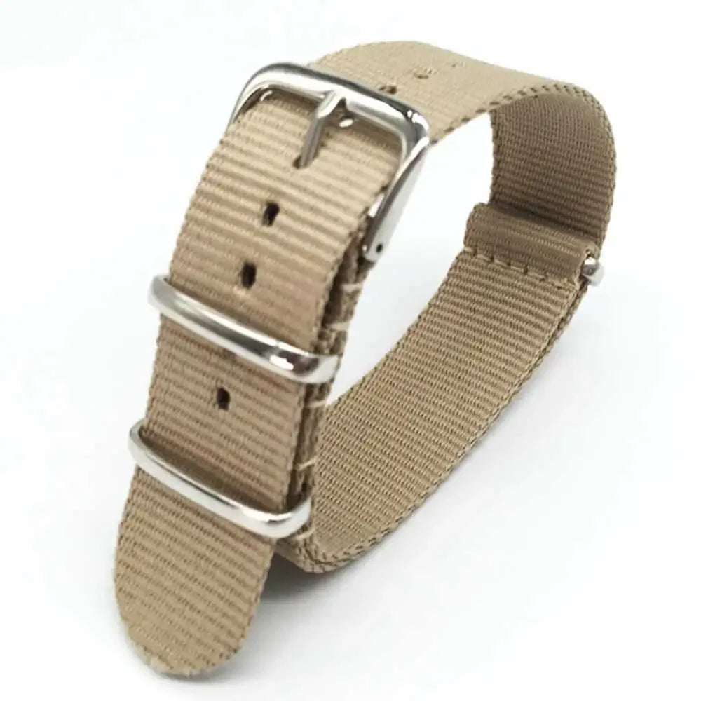 Sport Nylon Band for Women&Men Watch Strap 18mm 20mm 22mm Army Sport Strap Fabric Nylon
