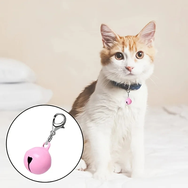10 Pet Collar Bells,Multifunctional with Safety Buckle, Stylish and Safe
