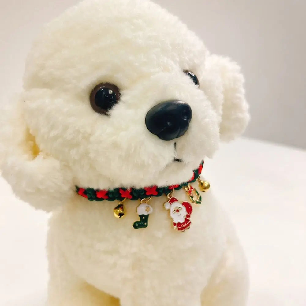 Creative Christmas Pet Collar Adjustable Exquisite Pet Necklace Cute Fashion