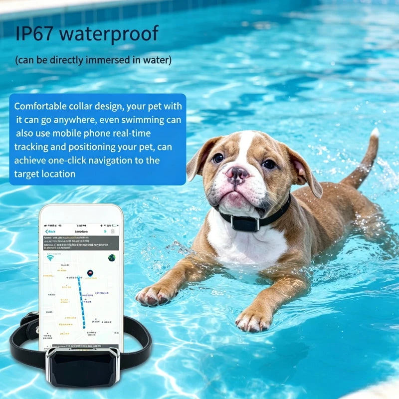 Smart GPS Pet Tracker Real Time Tracking IP67 Waterproof