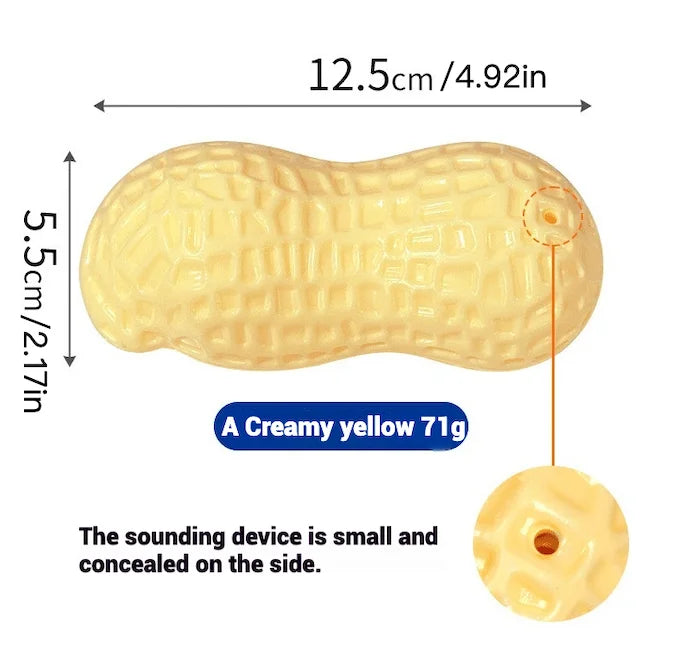 TPR Simulation Peanut Sound Toy/Teeth Grinding Pet Supplies