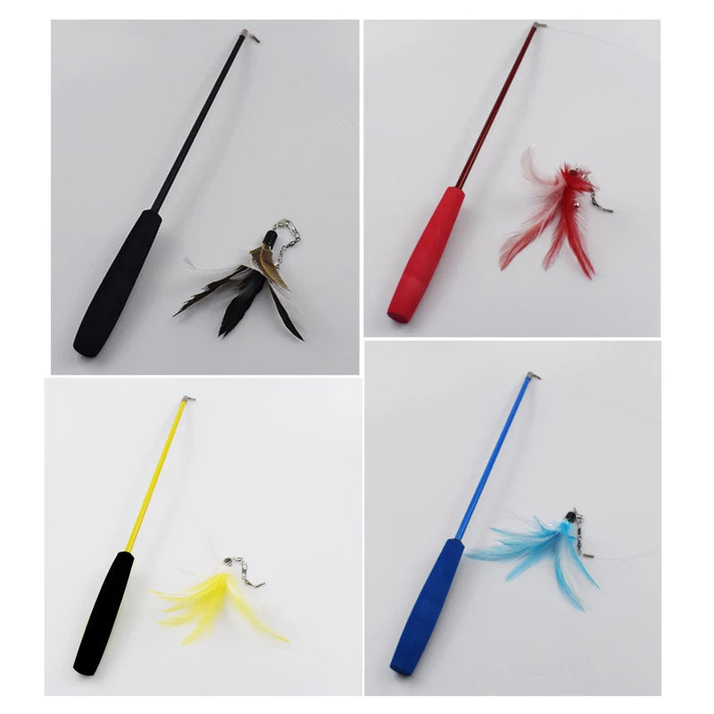 Pet Toy Super Long Three Section Telescopic Rod
