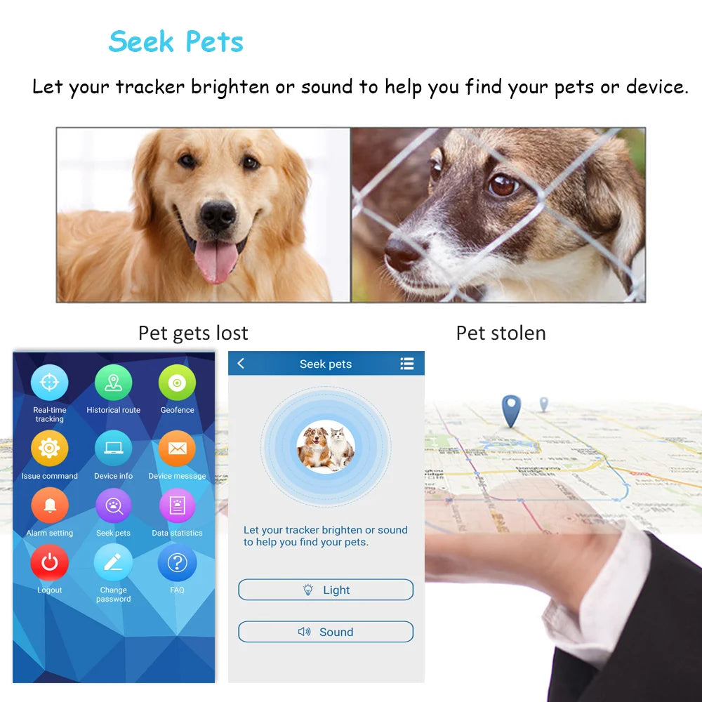 4G Pet GPS Tracker TK911Pro