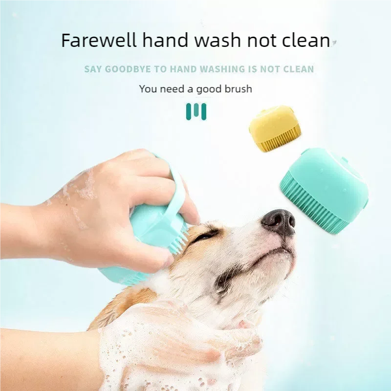 Bathing Brush with Shampoo Dispenser