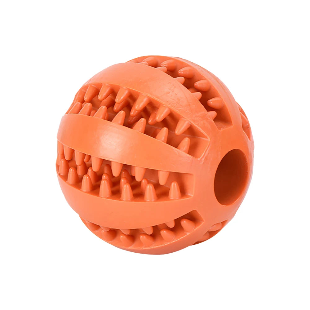 Pet Ball Toys for Small Dogs Interactive, Elasticity, Chewy, Tooth Cleaning