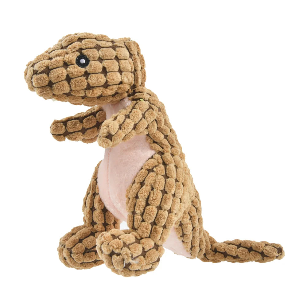 Pet Plush Dinosaur Toys Interactive Dog Chew Toys