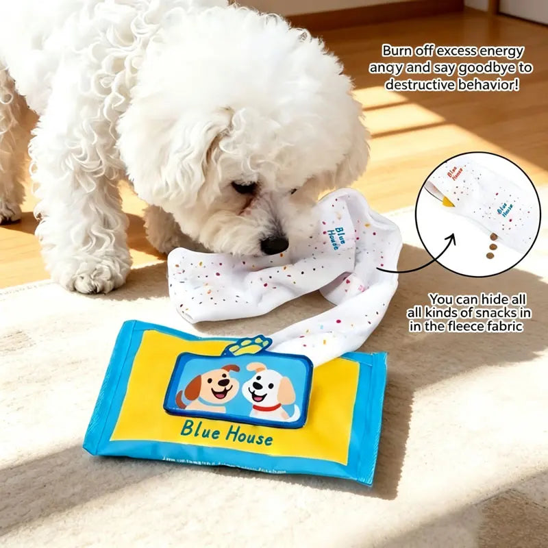 New Pet Toys, Sniffing Training, Wet Wipes, Tissues, Hiding Food, Leaking Food, Puzzle Training