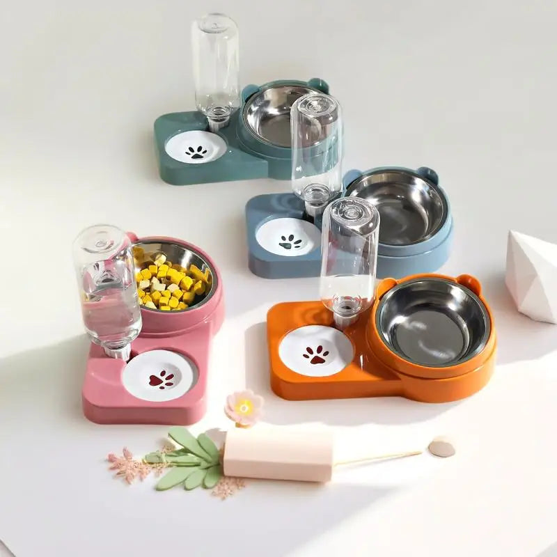 Pet Water & Food Bowl Set