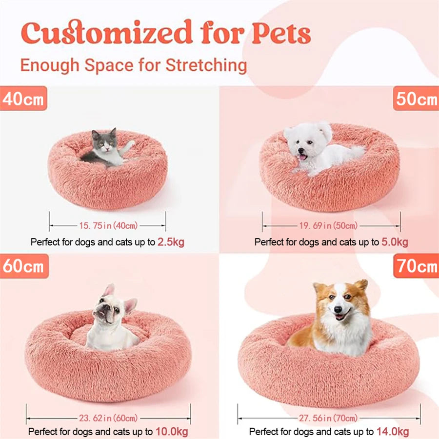Soft Pad Plush Warm Faux Fur Bed