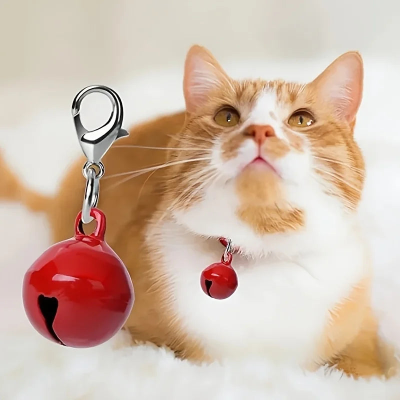 10 Pet Collar Bells,Multifunctional with Safety Buckle, Stylish and Safe