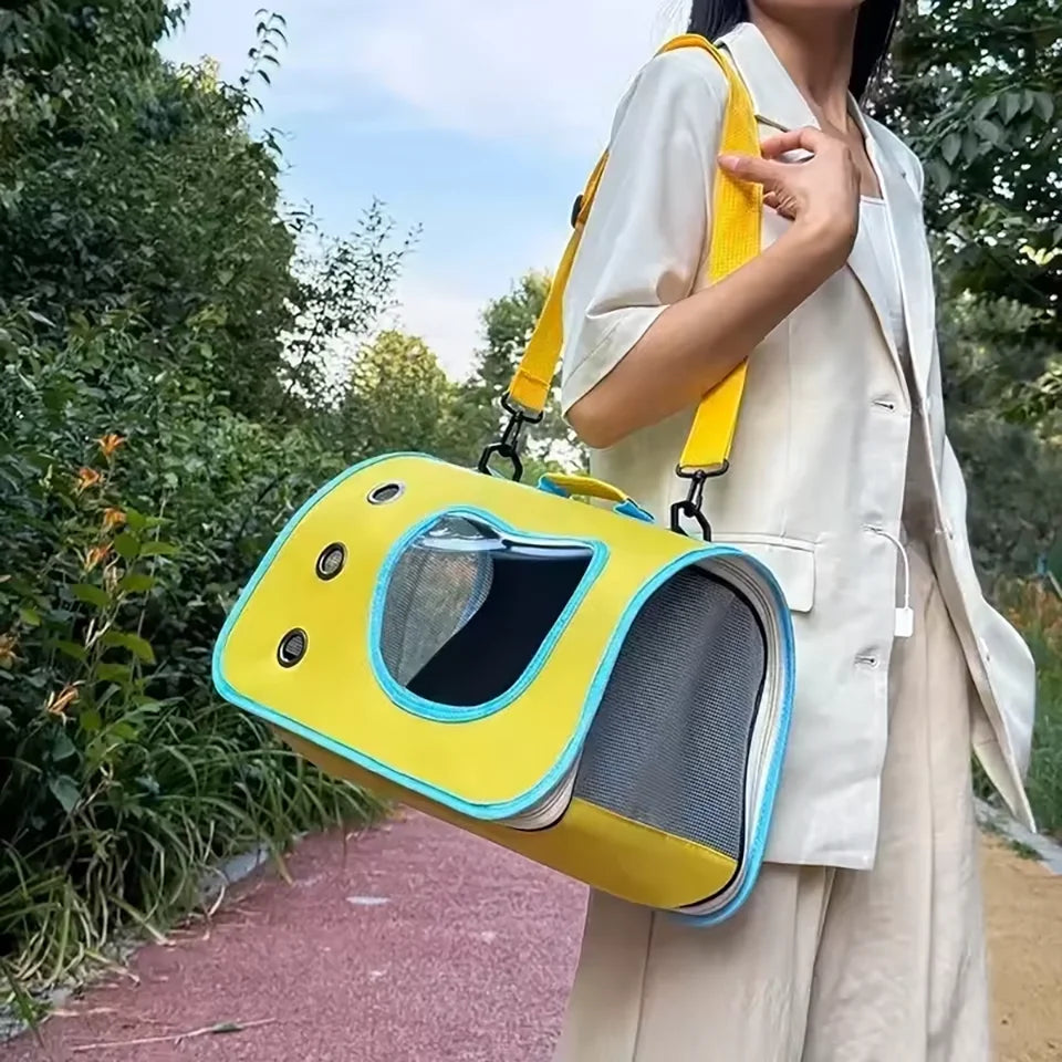 Portable Lightweight Foldable Pet Carrier Bag for Small Dogs & Cats