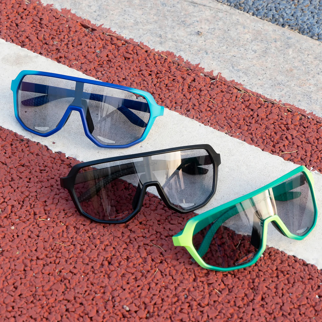 Photochromic Sports Sunglasses Cycling Glasses for Men & Women UV400