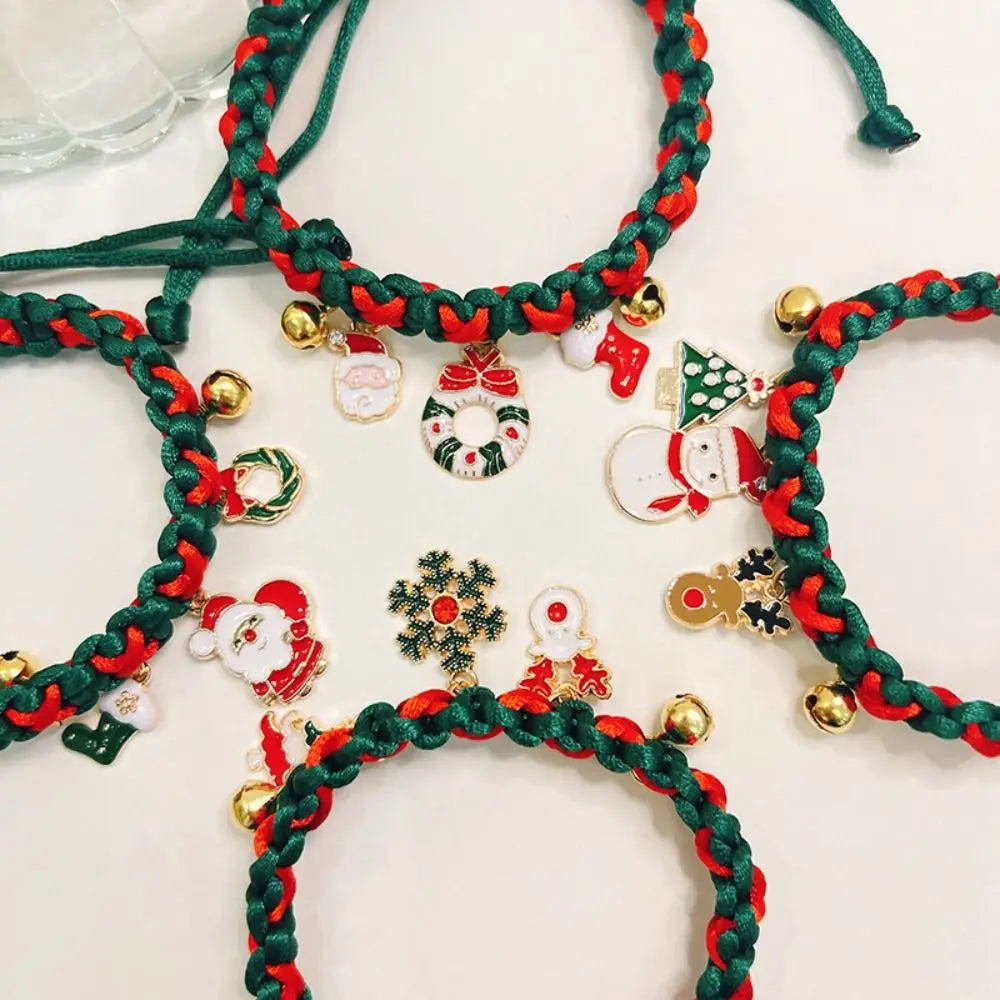 Creative Christmas Pet Collar Adjustable Exquisite Pet Necklace Cute Fashion
