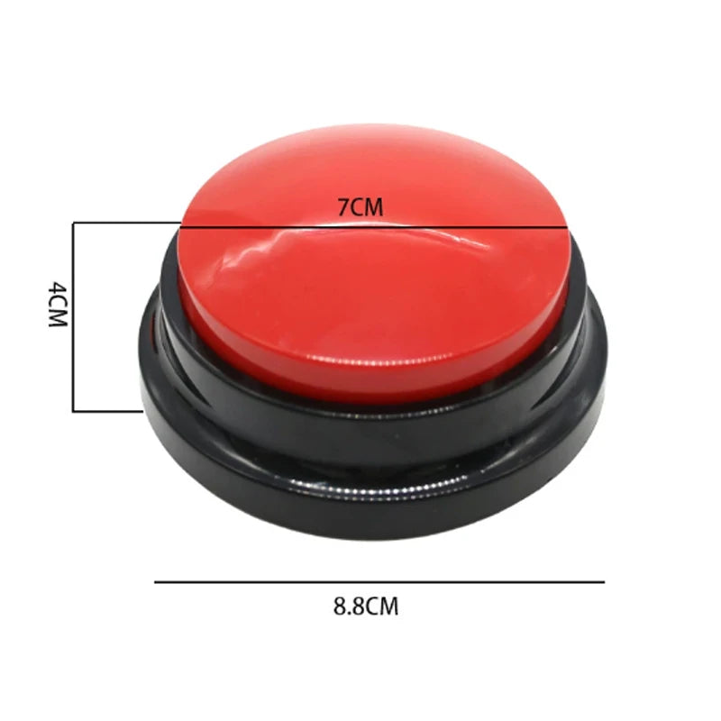 Recordable Pet Toys Talking Pet Starters Pet Speaking Buttons,Portable