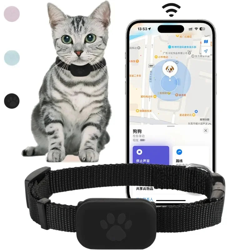 Bluetooth GPS Tracker Dog Mini Tracking Movement Alert Collars