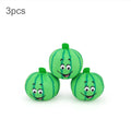 3pcs Small Dog Squeaker Toy Puppy Squeaky Plush Ball Watermelon