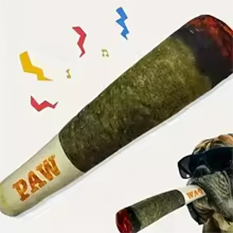 Funny Interactive Dog Toy,Cigar Design
